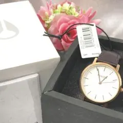 Nixon ニクソン 腕時計 白文字盤 稼働品 箱、説明書付き