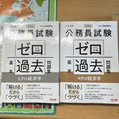 公務員試験 ゼロ過去 基本問題集 2冊セット