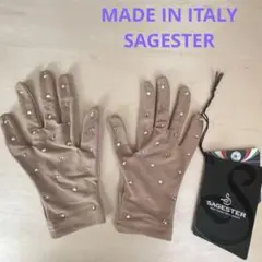SAGESTER フィギュアスケート ストーン付き手袋 グローブ キッズ　XS