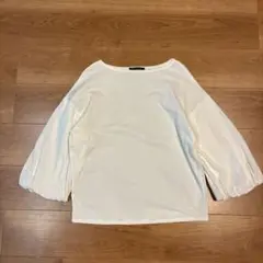 ミズイロインド　パフスリーブカットソー　新品未使用美品