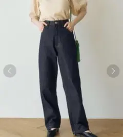 hinari ハイウエストデニムパンツ