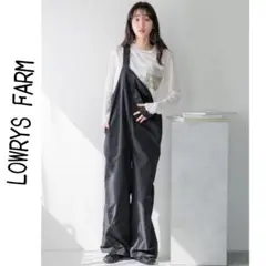 LOWRYS FARM シャーリングサロペット