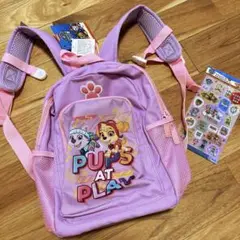 パウパトロール　リュックサック　キラキラホログラムシール