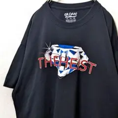 ギルダン ザ ハイスト ダイヤモンド Tシャツ ブラック 黒 XL 古着