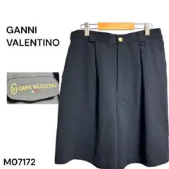 ★美品★GIANNI VALENTINO キュロット ゴルフ パンツ ブラック