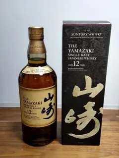 サントリー シングルモルト ウイスキー 山崎12年 箱付き 700ml