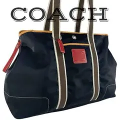 【美品】 COACH コーチ トートバッグ ボストンバッグ 大容量 ブラック