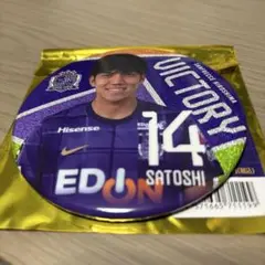 サンフレ　シークレット　25勝利時限定　プレイヤーズ特大　缶バッジ　#14