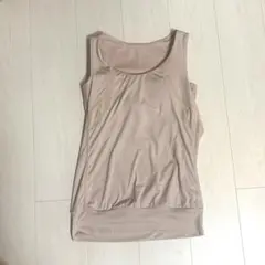 sukala リーフプリント　レイヤードタンクトップ