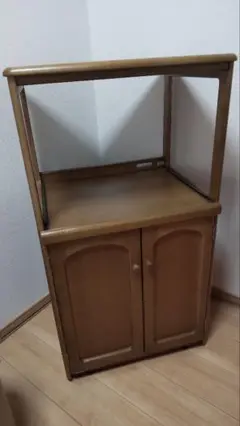や*ん様 昭和レトロ！ヴィンテージ！オールドカリモク　電話台・レンジ台　キャビネ や*ん様 昭和レトロ！ヴィンテージ！オールドカリモク 電話台
