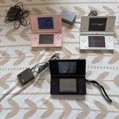 ニンテンドーDSLite ピンク ブラック 及びDSiホワイト本体　DSソフト