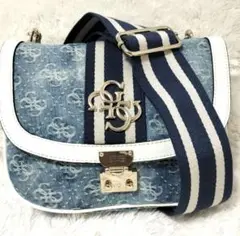 【極美品】ゲス デニム ショルダー ブルー