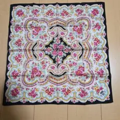 ANNA SUI 花柄ハンカチ 約49cm