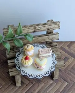 ハンドメイド ミニチュアスイーツ4種セット おまとめ割あります＊