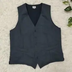 【極美品】BEAMS HEART　メンズ　ベスト　M　ネイビー