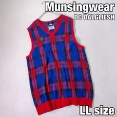 美品✨ Munsingwear 希少コラボニットベスト D.C. ダルグリーシュ