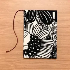 《 四六判》ブックカバー ハンドメイド アートフラワー