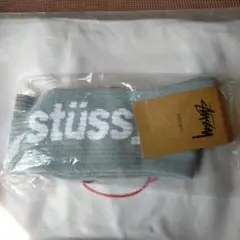 Stüssy ロゴ入りグレー　メンズソックス