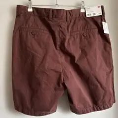 新品未使用タグ付き　UNIQLO（ユニクロ）チノショーツ Lサイズ　ブラウン