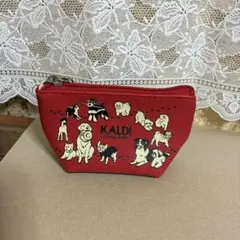 【カルディ限定販売】わんこミニミニポーチ