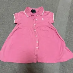 Ralph Lauren ポロワンピース 6-12ヶ月 ピンク