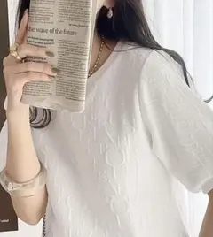 アルファベットジャガードbigシルエットプルオーバー
