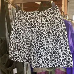 SLY ヒョウ柄ショートパンツ コットン混紡