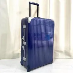 希少 リモワ 青ロゴ リンボ 2輪 84L キャリー アルミフレーム開閉 青