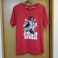 獣神サンダーライガー ×永井豪　Tシャツ L 新日本プロレス