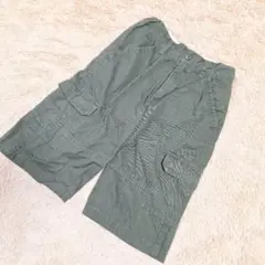 ノーブランド キッズ 半ズボン/ハーフパンツ カーキ 【150】