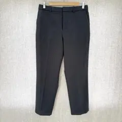 美品✦UNIQLO スマートアンクルパンツ Lネイビー さらさら速乾性/人気定番