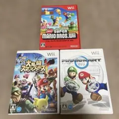 【Wii】sm-3 スマブラ　マリカー　スーパーマリオ　セット　まとめ