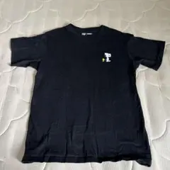 ユニクロ　スヌーピーTシャツ160㎝　ピーナッツ　黒
