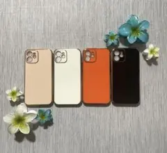 ☆iPhone12ケース　シンプル4色☆