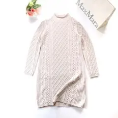 'S Max Mara ストレッチメリノウールニットワンピース