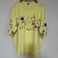 ScoLar　スカラー　黄色　お料理柄シャツ