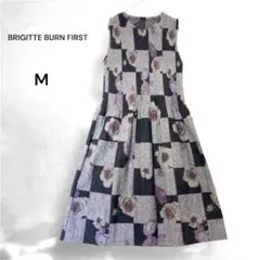 BRIGITTE BURN FIRST ノースリーブワンピース M 花柄
