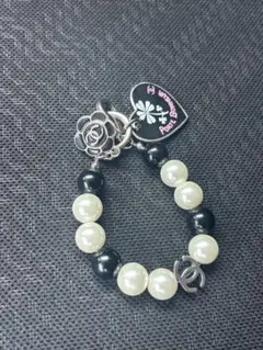 CHANEL ハートチャーム ブレスレット