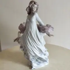 スカートいっぱいのお花　＃8674　★リヤドロ　スペイン　光沢仕上げ　ご成約済み リヤドロ】【スカートに花いっぱい】【絶版】【1284】
