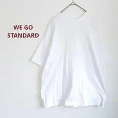 WEGO ウィゴー メンズ　コットンTシャツ　綿100　 オーバーサイズ 白系