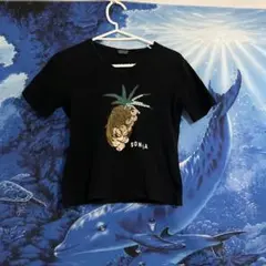 SONIA RYKIEL パイナップルプリント Tシャツ