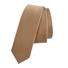新品 メンズ ネクタイ 無地 シャンパンゴールド シルク100% ビジネス 金色