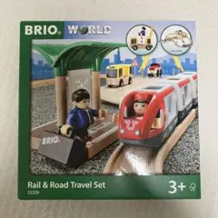 【新品未使用】BRIO レール&ロードトラベルセット