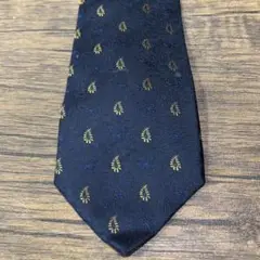 TRADITIONAL ネイビー シルク ネクタイ