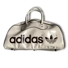 adidas /アディダス90s00sエナメルボストンバッグ