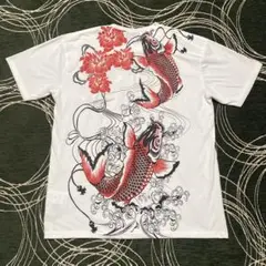 Bullet noise Japanese pattern tee “koi”