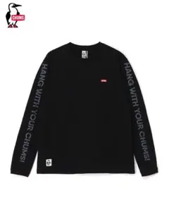チャムス HWYC ロンTee／ブラック／グレー CH01-2276／XXL