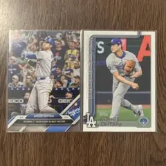 大谷翔平　2024 2025 topps 2枚セット