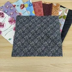 ★B956★ カットクロス/プリント生地/国産/25cm×25cm/10点