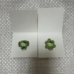 藻キティ　ピンバッジ　2個セット